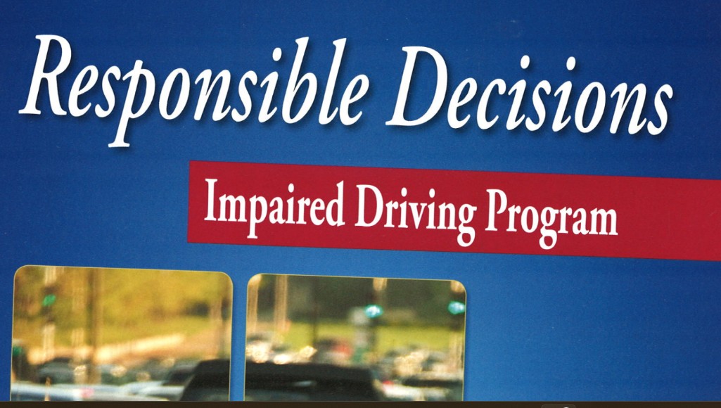 Responsible Decisions impaired driving program workbook